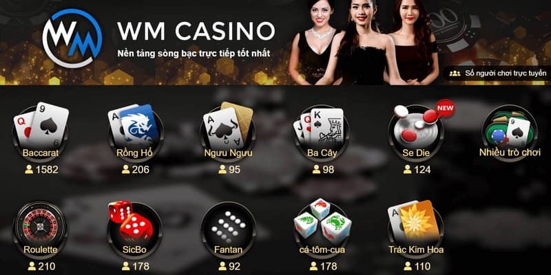 Giới Thiệu Sảnh Cược WM Casino tại 789Club